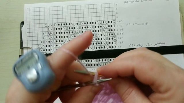 Бабушкин Платок Спицами.Часть 2. Кайма./Knitted head scarf смотреть онлайн