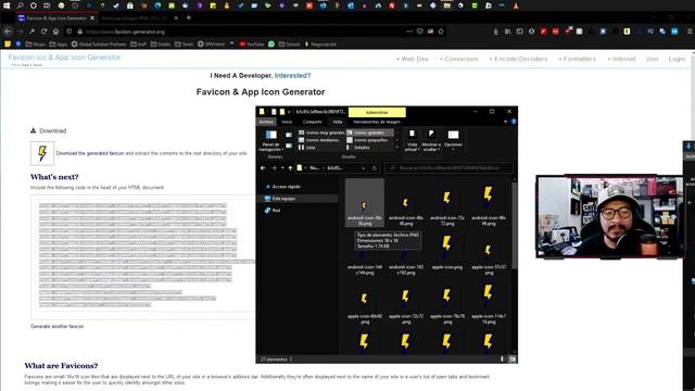 Crear FAVICON para nuestro sitio web Generador de Favicon favicon-generator.org смотреть онлайн