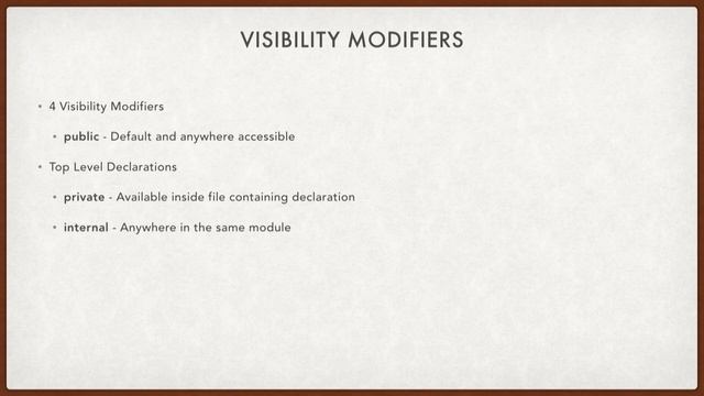 2 Visibility Modifiers in Kotlin смотреть онлайн