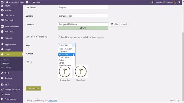 How to Add a New User - WordPress.org смотреть онлайн