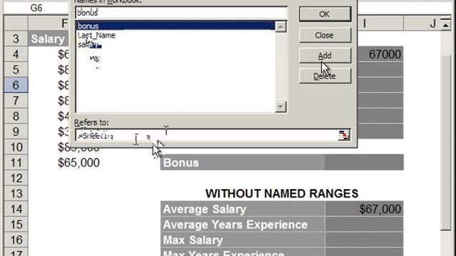 Named Ranges in Excel - Use in formulas and functions. - Saves Time смотреть онлайн