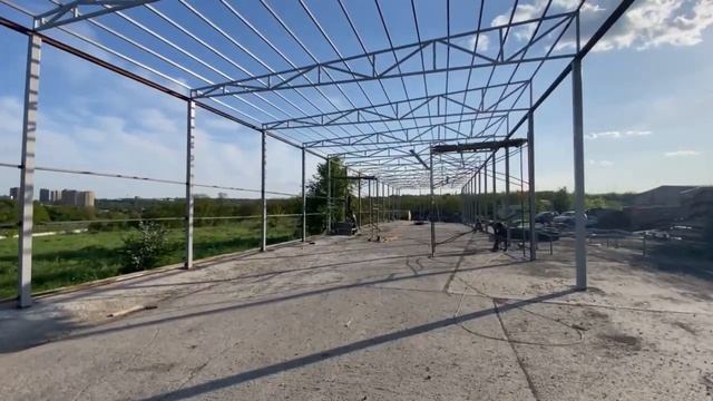 Навес для грузовых авто