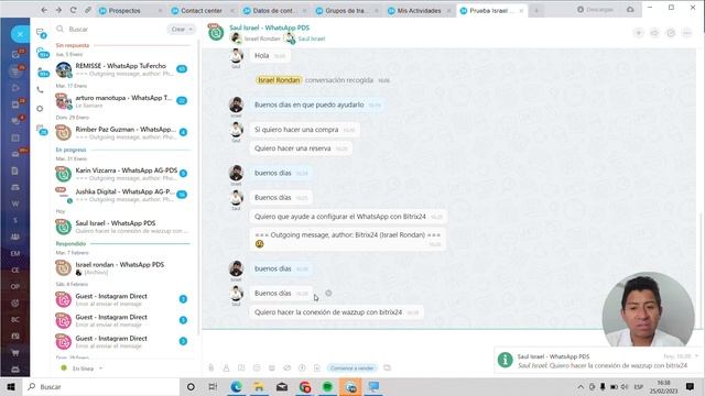 ?? Cómo conectar WhatsApp de forma fácil con Bitrix24 mediante Wazzup | PARTE 1 ? смотреть онлайн