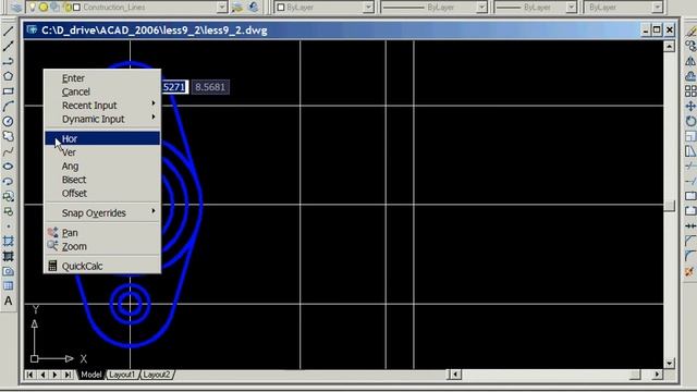 Simple AutoCAD 2006 Tutorial - less9_2.avi смотреть онлайн