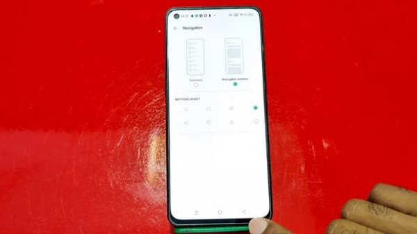 Back button setting in Oppo Reno 8 , hide navigation gesture bar setting in Oppo Reno 8