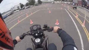 Сдаём экзамен  категория А площадка  ГИБДД Коломна