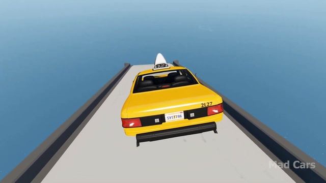 Speed Jumping In A Giant Shark Mouth - BeamNG drive Game смотреть онлайн