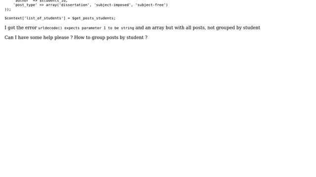 Wordpress: Get posts for each user смотреть онлайн