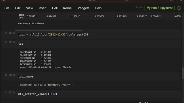 MOMENTUM Trading Strategy on the NIFTY50 ?? with Python смотреть онлайн
