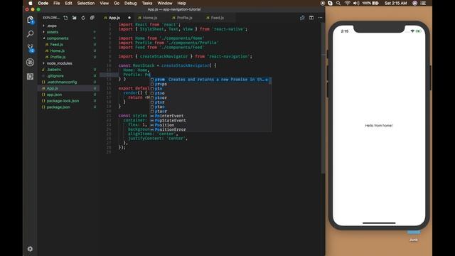 React Native Expo Navigation Tutorial смотреть онлайн