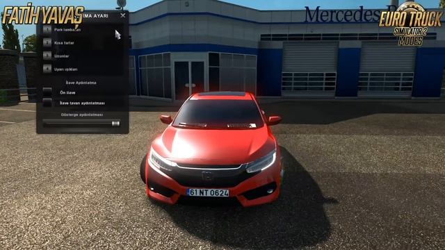 ETS 2 – Honda Civic FC5 2017 & Accord 2009 Araba Modu 1.27.x 2 MOD BİRDEN PAYLAŞIM ! смотреть онлайн