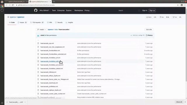 OpenCV - Baixar classificadores pré-treinados смотреть онлайн