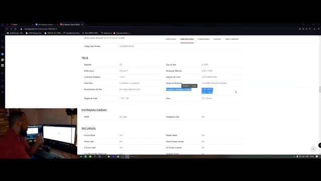 MONITOR LG ULTRAWIDE LG25UM58G - Sera que Presta? - Umboxing e primeiras impressões смотреть онлайн