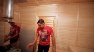 Обзор бани из бревна 3,5x6. Новая планировка
