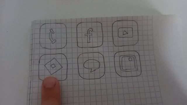 Рисуем значки на телефон по клеточкам. смотреть онлайн