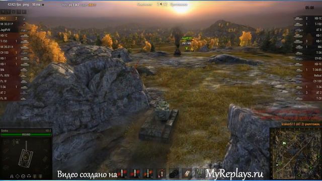 WOT: Карелия - КВ-2 - 8 фрагов - смотреть онлайн
