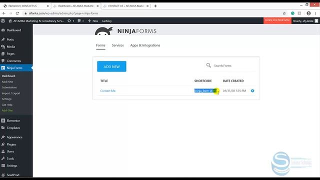 Wordpress contact form | Ninja Form, CF7 | Elementor смотреть онлайн