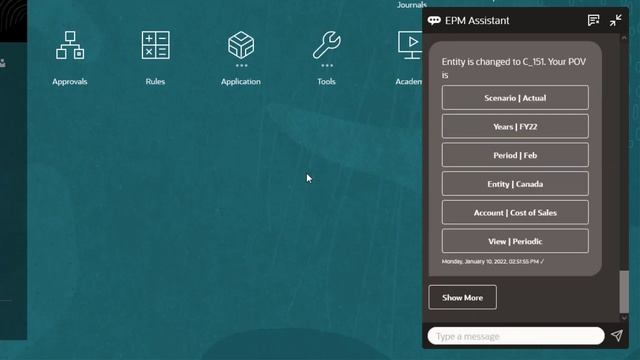 Getting Started with Fusion Cloud EPM Digital Assistant смотреть онлайн