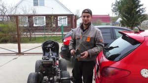 Самодельный МИНИтрактор. ЛУЧШЕ и ДЕШЕВЛЕ, чем в магазине!