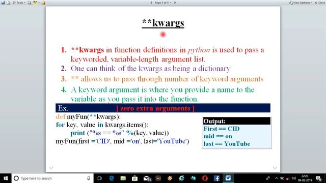 What is *args and **kwargs in python । By: Pawan Sir смотреть онлайн