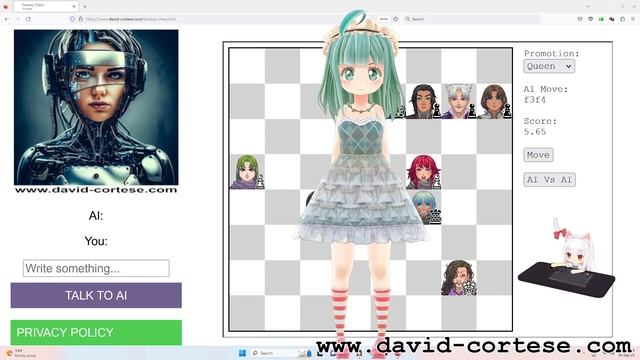 FANTASY CHESS - AI VS AI MATCH - JAVASCRIPT GAME смотреть онлайн
