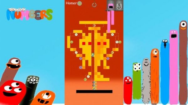 Fun Sport Part 2 Puzzles - DragonBox: Numbers (iPad, iPhone, Android). Fun game for kids.