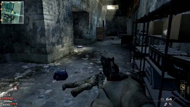 MW3 : 7 man knifing only killstreak смотреть онлайн