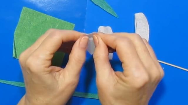 Легко сделать Подснежники в корзинке весенние цветы из бумаги своими руками Пасхальные поделки МК смотреть онлайн