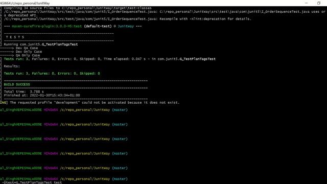 Chapter 7: Junit @Tag смотреть онлайн