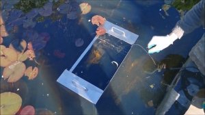 Плавающий скиммер для пруда Grech CSP 16000 тест