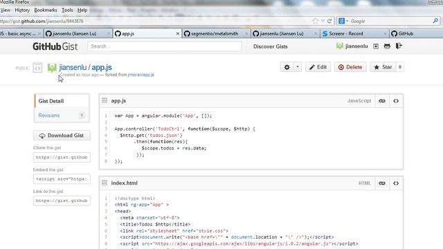 Fork or clone a repository in Gist or Github смотреть онлайн