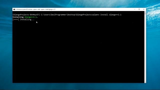 Installing Django On Windows | Django Tutorials In Hindi By Desi Programmer смотреть онлайн
