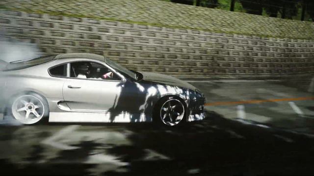 Toyota Supra Drifting Down Wet Touge | Assetto Corsa смотреть онлайн
