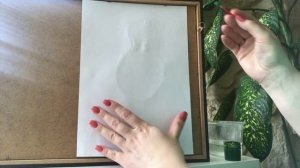 Рисование ватными палочками Инопланетянин