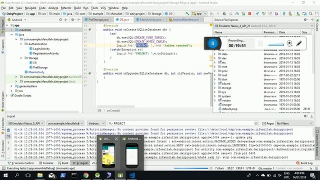 04 Android Diary Project SQLite Database смотреть онлайн