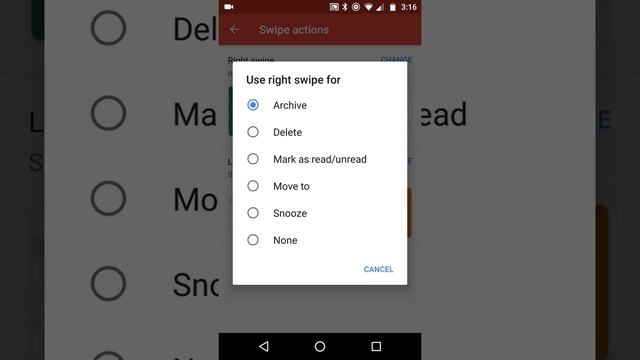 How to Gmail Swipe Actions Android App смотреть онлайн