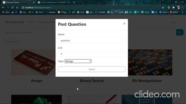 Interview Tracker website(deployed on heroku) #mongodb #nodejs #ejs #adminbro смотреть онлайн