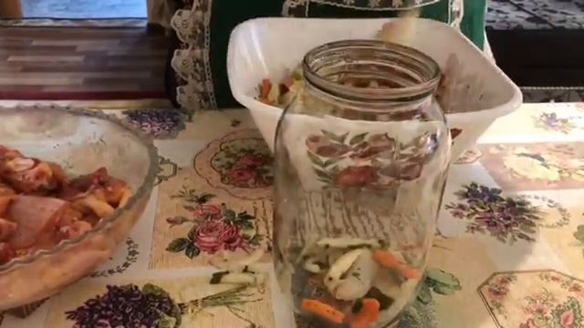 Курица в стеклянной банке, ну прям реально вкусно!!!!