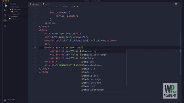 07 - HTML Event Attributes - Learn JavaScript in Urdu & Hindi смотреть онлайн