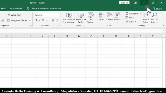 Excel Accounting 2019 #2 Introduction to Excel2019, Af Somali смотреть онлайн