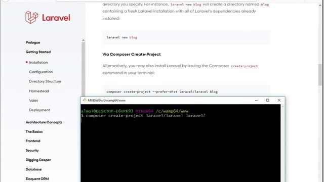 The Laravel Installer [laravel 7 from scratch] E03 смотреть онлайн