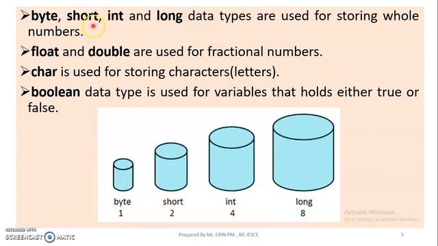 JAVA - MODULE 2 - TOPIC 1 - DATA TYPES смотреть онлайн