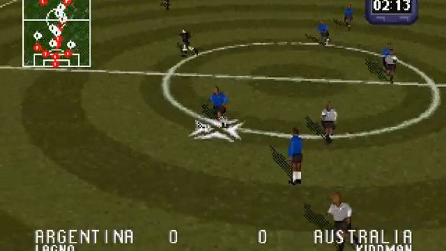 Striker 96 USA - Sega Saturn смотреть онлайн