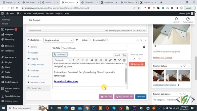 How to Add Different Custom Tab for Each Products with Different Content using Plugin in WooCommerc смотреть онлайн