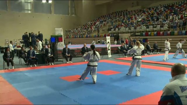 Чемпионат и первенство России по Тхэквондо МФТ (трансляция с 1 площадки) смотреть онлайн