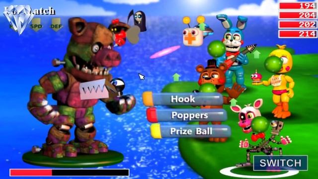 FNAF WORLD - Босс Свинья смотреть онлайн