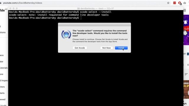 Update xCode Command Line Tools on Apple Mac OSX смотреть онлайн