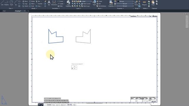 AutoCAD 10 objektin peilaus смотреть онлайн