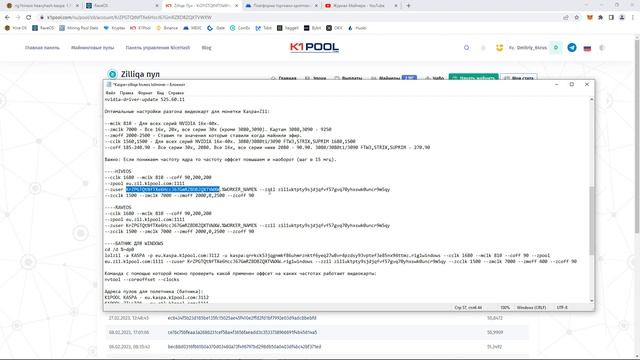K1POOL | KASPA+ZIL | ЭКОНОМНЫЙ ДУАЛ МАЙНИНГ | НАСТРОЙКА LOLMINER В HIVEOS, RAVEOS И WINDOWS