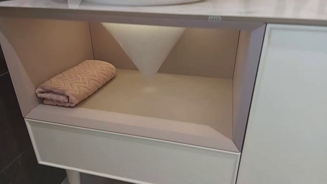 Тумба и раковина CONO цвет мальва напольная смотреть онлайн